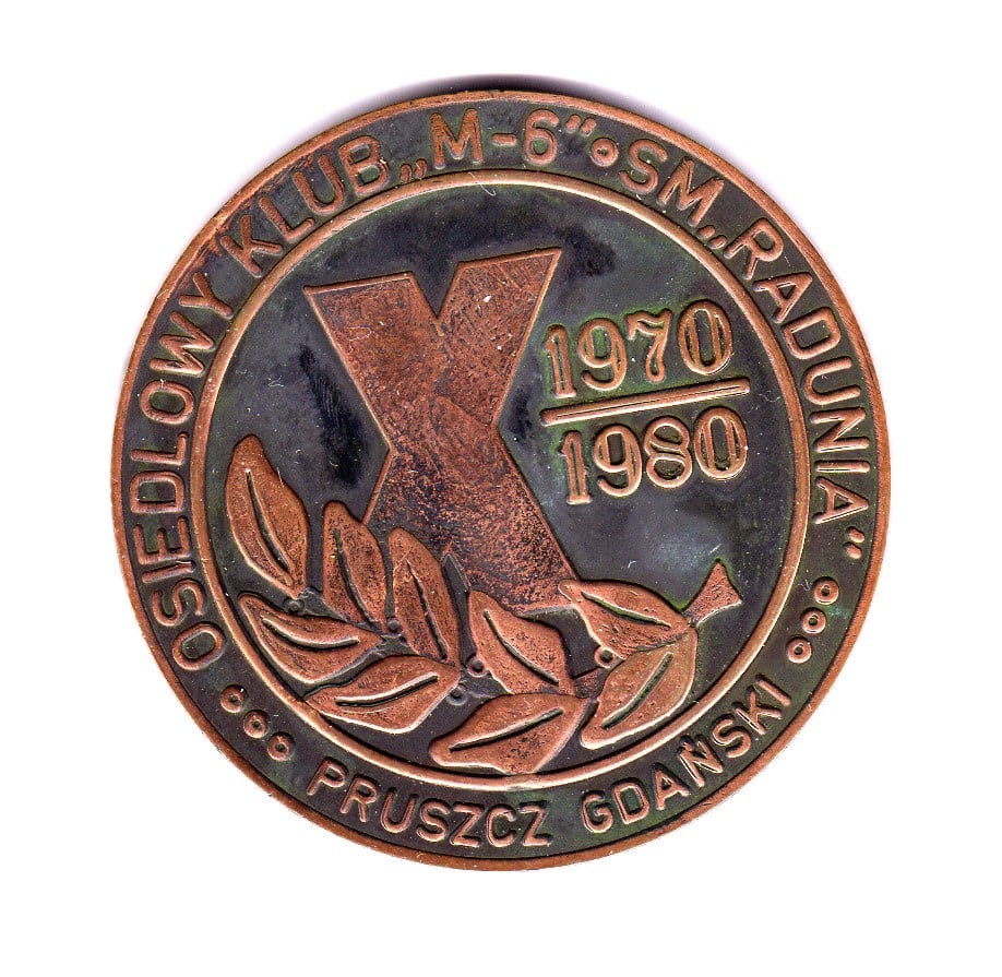 Medal „10 lat Klubu M6”